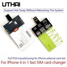 iPhone SIM Card Changer 4in1 External Nano SIM Adapter Tool.