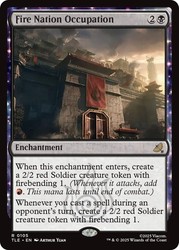 Fire Nation Occupation - Foil - Avatar: The Last Airbender: Eternal-Legal
