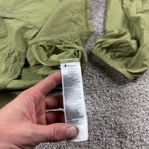 Cotopaxi Jacket Mens Large Green Hooded Pacaya Lite Packable Hiking Hiker New image 5