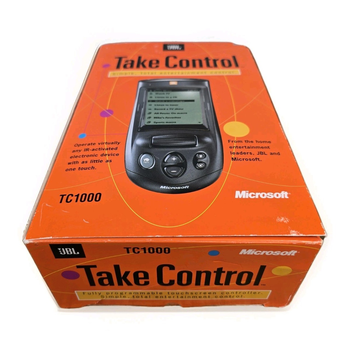 JBL TC1000 Microsoft Programmable Backlit Touchscreen Remote
