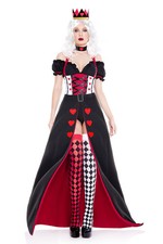 Adult Women's Enchanting Royal Heart Queen Costume