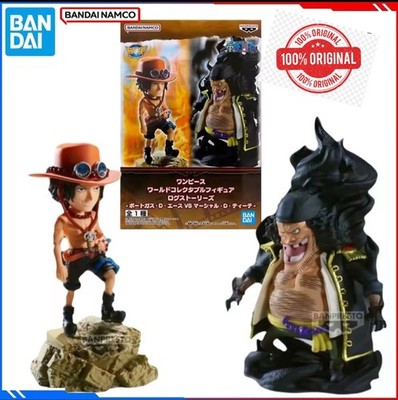 One Piece Black Bart Theach Vs Ace Banpresto 100% Original Bandai Kit Wcf Figur