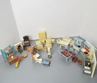 Playmobil Vtg Victorian Mansion Dollhouse Furniture Lot Kitchen Bedroom Etc READ