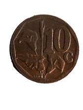 2004 South Africa 10 Cents Coin