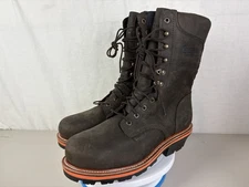 Chippewa Thunderstruck 10" Waterproof Insulated Composite Toe Logger Lace Up 13D