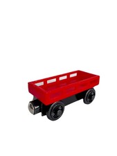 Thomas and Freinds 2003 Cargo Train Red Wooden Magnet Cargo Car Locomotive Y4368