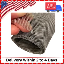 304 Stainless Steel Wire Mesh Screen,15.7 X 59 Inches, 1Mm Hole 20 Mesh, No Rust