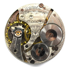Vintage Waltham Grade 610 16s 7J OF Pocket Watch Movement lot.ey