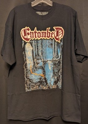 Entombed Left Hand Path Men's XL T-shirt Death Metal Carnage Dismember 