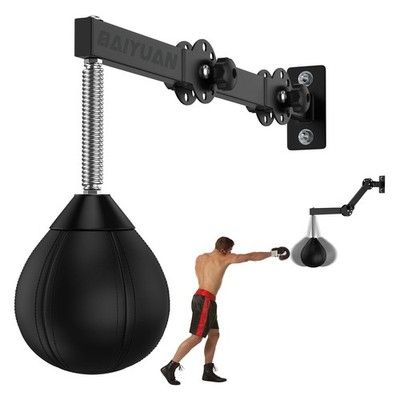 Wall Mount Adjustable Height Boxing Speed Bag Bracket Reflex Ball