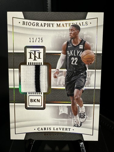 2021-22 Panini National Treasures - Biography Materials Caris LeVert /25 - Picture 1 of 11