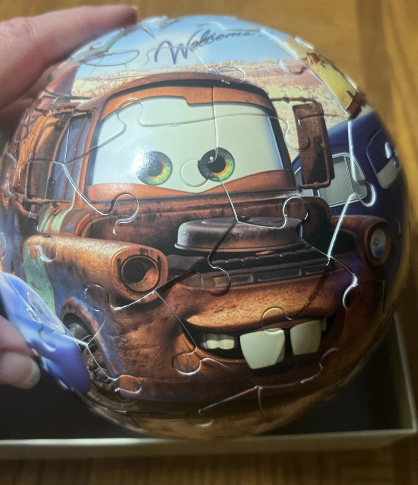 2008 MEGA “Esphera 360” Disney Pixar CARS 6” Diameter 3D Puzzle Ball - Image 4 of 4