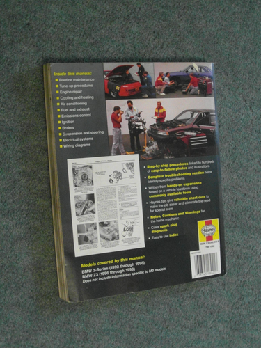Haynes BMW 3 -Series & Z3 1992-1998 2000 softback edition - Picture 2 of 8