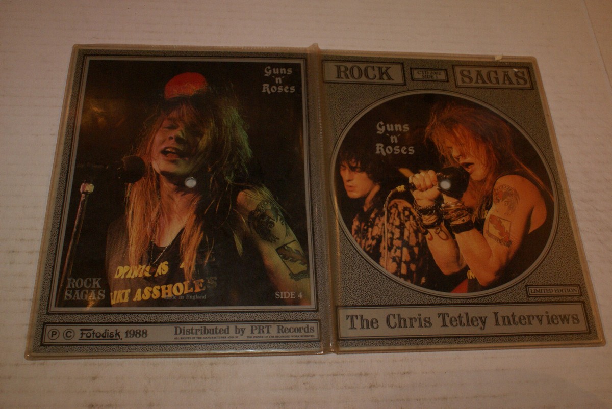 Guns N Roses The Chris Tetley Interviews 45 UK 2 rectangular