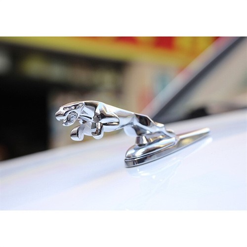 High-Quality Chrome Front Hood Ornament Emblem Leaping for Jaguar XJ/XF/F-TYPE - Picture 5 of 8