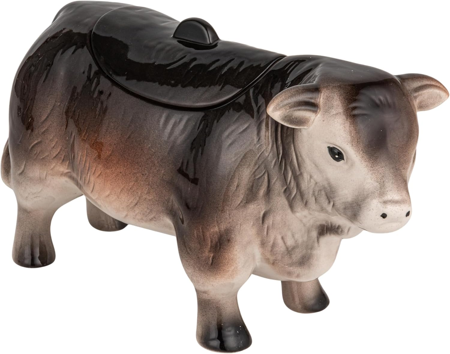 Vintage Ceramic Cow Cookie Jar by Creative Co-Op  