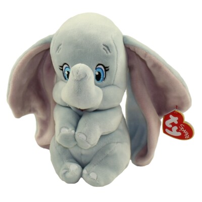 TY Beanie Baby - DUMBO the Elephant (6 inch) - MWMTs Stuffed Animal Toy