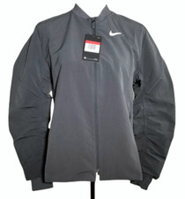 Nike Shield Womens Running Jacket Size Large Full Zip Grey New With Tags