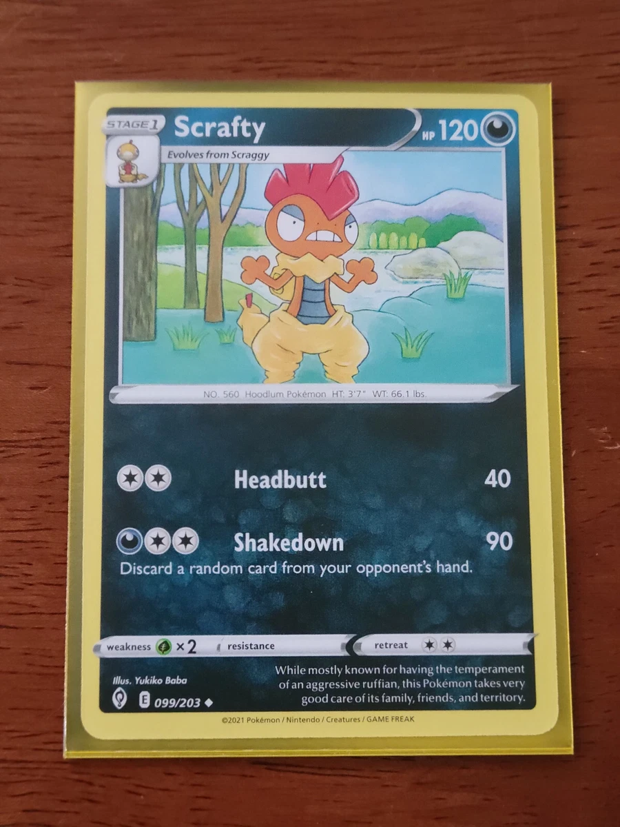 Scrafty Pokémon TCG Cards for sale