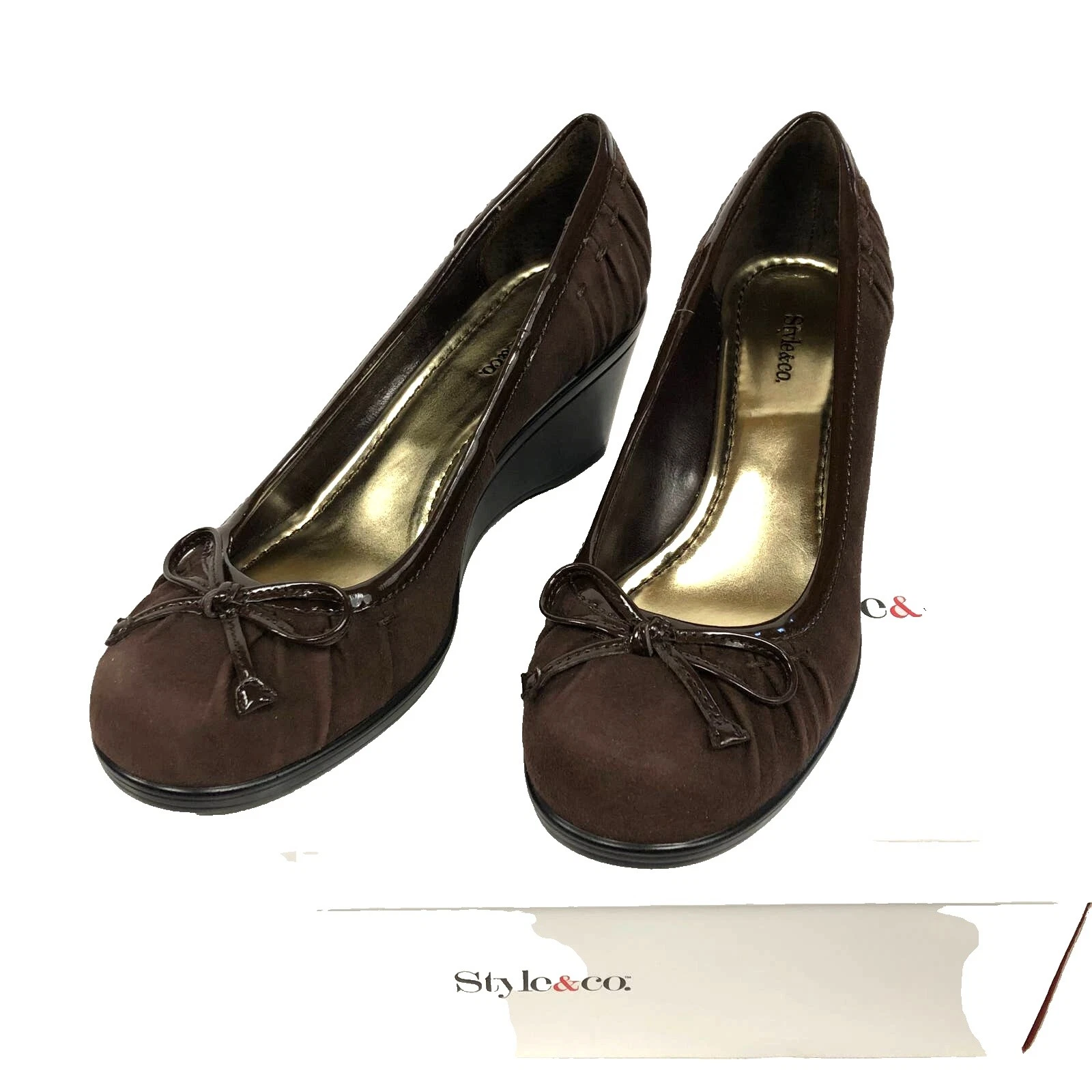 Salto Cunha Style&co. Marrom para mulheres