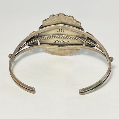 James Harrison Navajo Sterling Turquoise 36mm 6.5