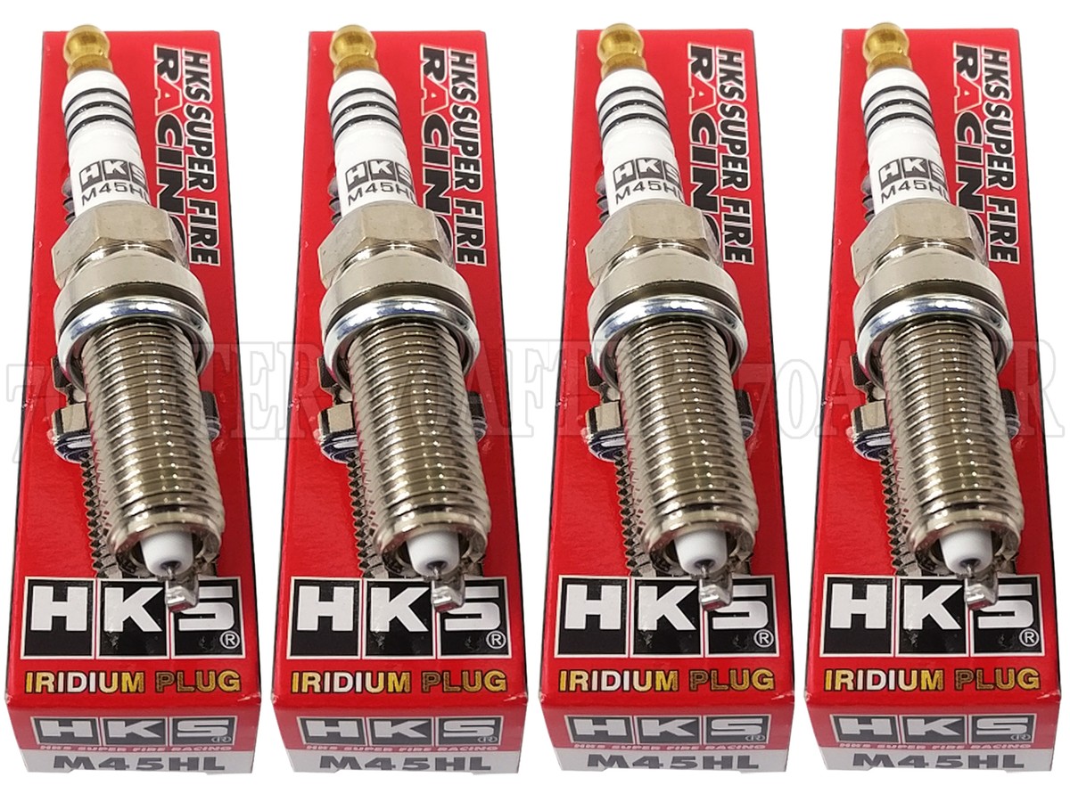 Set of 4] HKS 50003-M45HL Super Fire Racing Iridium Spark Plugs