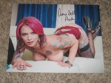 Porn Star ANNA BELL PEAKS Signed 8x10 SEXY Photo AUTOGRAPH