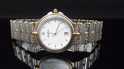 Accutron by Bulova 28B48 Swiss Date Two-Tone Stainless Steel  display picture 3