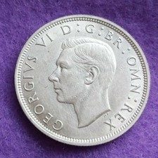 1939 GEORGE VI HALF CROWN