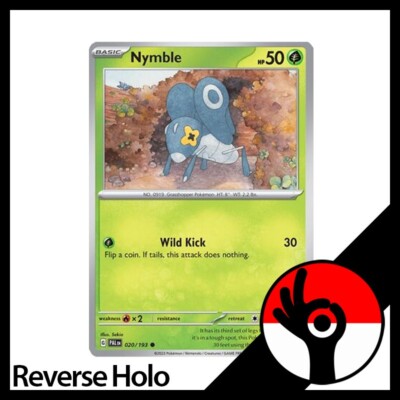 Pokemon TCG: Paldea Evolved - Reverse Holo - 20/193 - Nymble
