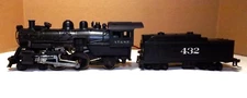 HO MDC STEAM ENGINE SANTA FE 4-4-2 ALL METAL