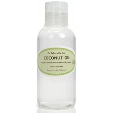 4 oz Fractionated Coconut Oil Pure & Organic Beauty Product *Free Shipping*