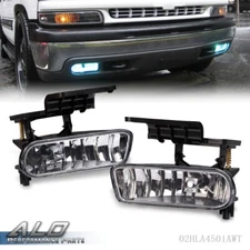 Front Bumper Fog Lights Driving Lamps Fit For 2000-2006 Chevy Suburban Tahoe