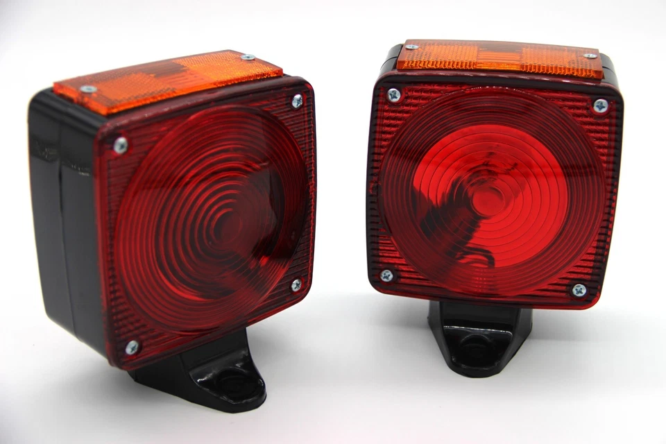 Fits Chevrolet/GMC C70 B60 Black Med Duty Turn Signal Set - Image 2 of 4