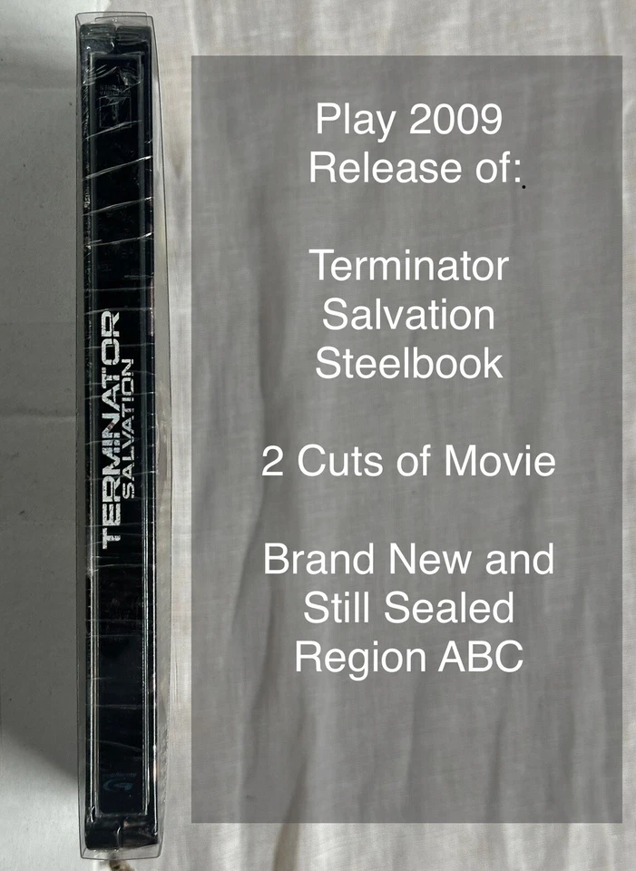 Terminator Salvation Blu-ray Steelbook Play Exclusive - Brand New Sealed - Image 3 of 3
