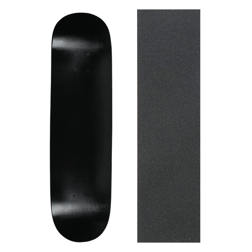 Blank Skateboard Deck   -  7.75 in - Dipped Black w/Jessup - Picture 1 of 5