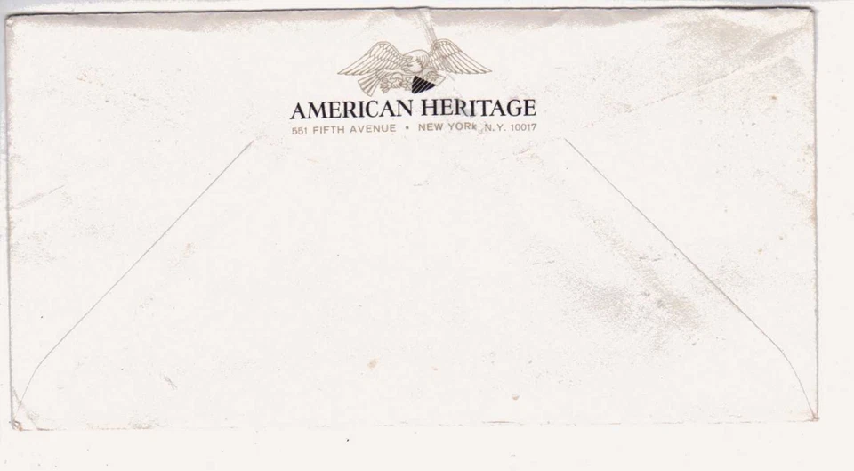 1968 FDC 6c Bennington Flag Historic Flags Of America Series American Heritage - Image 2 of 2
