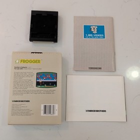 Frogger (Colecovision, 1983) Box, Manual, Catalog & Cartridge - Authentic Tested