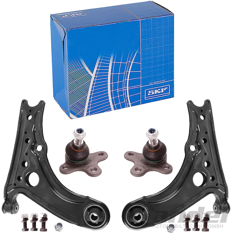 2x SKF QUERLENKER + TRAGGELENK VORNE LINKS + RECHTS für VW POLO 6N 6N2 LUPO SEAT