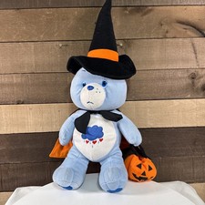 2009 American Greetings Nanco Halloween Care Bear Grumpy Witch 22 1/2 Plush