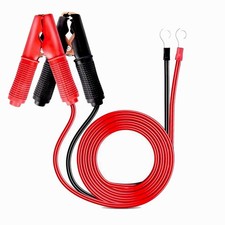 2PC 30-50A Alligator Clip Booster Jumper Cable 13 AWG 3.3FT Car Battery