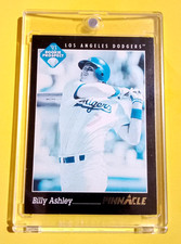 BLUE BLACK & WHITE TEST PROOF NO COLOR {RARE} BILLY ASHLEY  ROOKIE PROSPECT -281