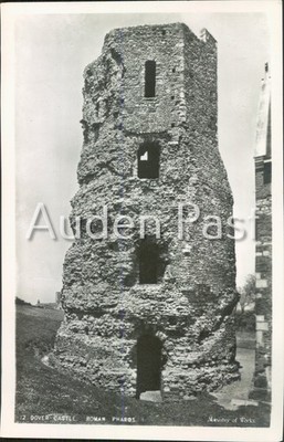 Dover Castle Roman Pharos Lighthouse England RPPC Vintage Postkarte