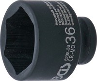 BGS 5205-36 Kraft-SteckschlüSsel-Einsatz Sechskant | Antrieb Innenvierkant 12,5