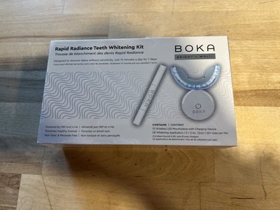 Boka Rapid Radiance Teeth Whitening Kit, Wireless LED, Peppermint