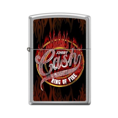 Zippo Benzin-Feuerzeug Johnny Cash Ring of Fire, unbefüllt 60007609