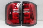 Fits 14-16 Silverado 1500 2500 3500 Neon Tube Bar Led Clear Tail Lights Pair Set