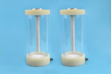 2PCS Fluidized powder hopper cup 1L for Electrostatic powder coating machine