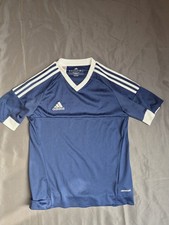 Adidas T-Shirt | Gr. 146/152 |Blau- Weiss  | Top Zustand