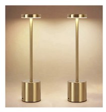 2 Pack LED Rechargeable Cordless Table Lamps,Portable Outdoor 5000 mAh Batter...